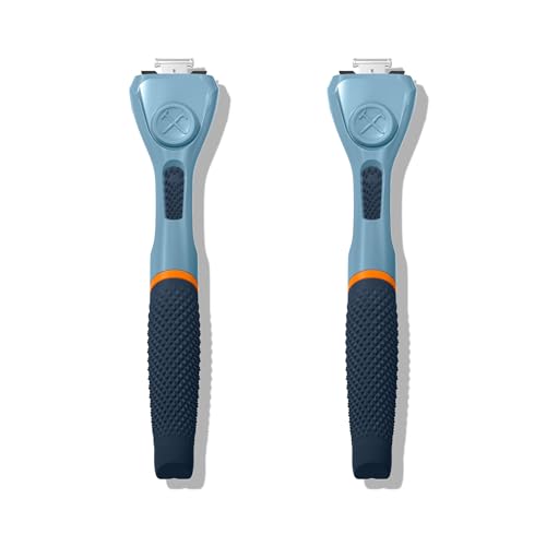 Dollar Shave Club | Razor Handle (2 Pack) Blue | Replacement Razor Blade Handles | Not Compatible...