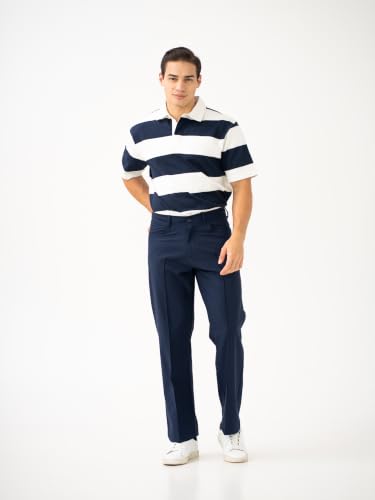 Image of The Pant Project Relaxed Fit Korean Pintuck Pants for Men | Stylish Relax Fit Men's Wear Trousers for Office or Party | Mens Fashion Dress Trouser Pant