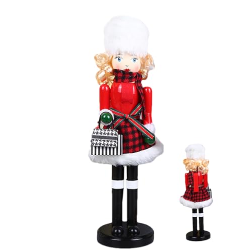 Nussknacker Frau 26 Generisch Weihnachtsnussknacker Figuren - Frauen Nussknacker Puppen...