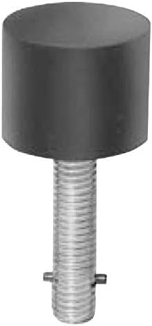 Ives FS18S Security Floor Door Stop 2-1/2 Inch High and 2 Inch Diameter - Black