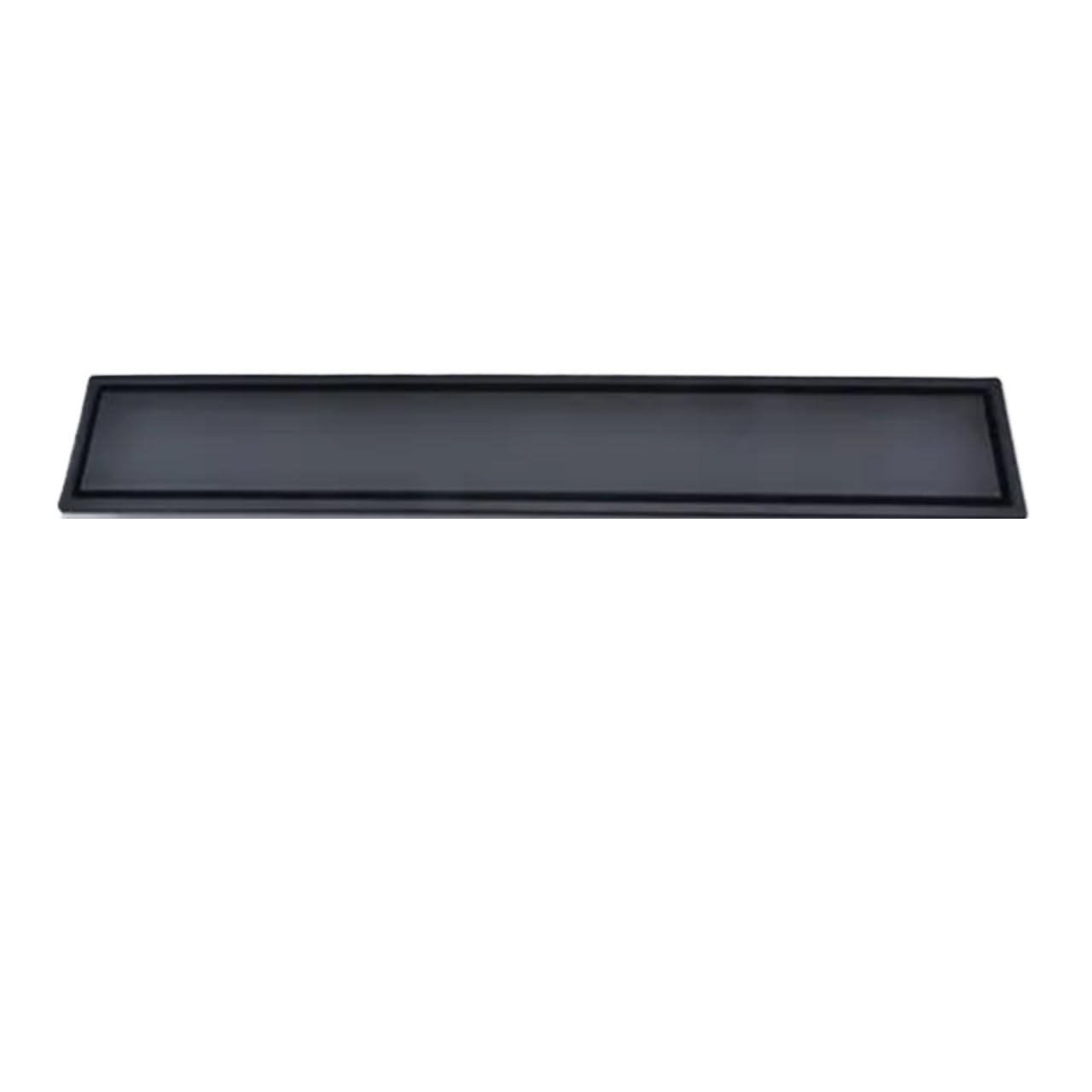 Siphon de sol en acier inoxydable 304 noir de 60 cm pour évacuation de douche et cuisine