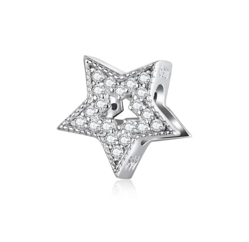Abalorio de estrella brillante en plata de ley 925 un regalo inolvidable
