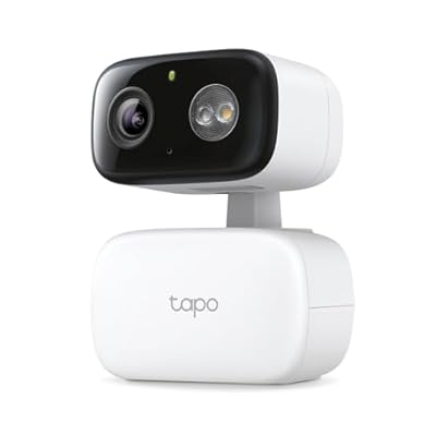 TP-Link Tapo C206 - Mini Cámara de Vigilancia Grabación 1080P Cobertura 360° para Interiores y Exteriores Detección de IA y Notificaciones Tarjeta MicroSD de hasta 512 GB 105 3 × 77 8 × 69 8 mm