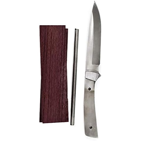 Payne Bros Custom Knives THE BIRD AND TROUT SKINNER BLADE - KNIFE KITS - PREMIUM KNIFE SUPPLY - KNIFE MAKING MATERIALS (S19 PURPLE HEART) Cover