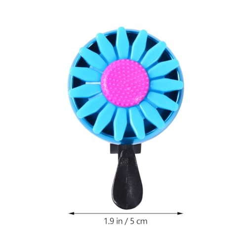 Timbre de bicicleta de girasol azul HANABASS para manillar estándar 5