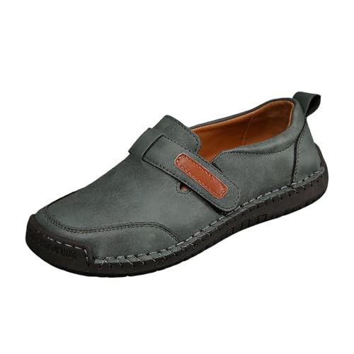 Generisch Montela Zapatos para mujer: zapatillas ortopédicas con puntera ancha, de cuero, impermeables, para pies descalzos, antideslizantes, para mujer, anchos, transpirables, para gimnasia, 011
