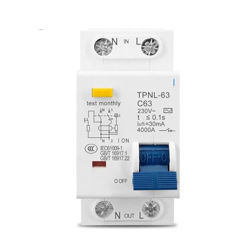 Disjoncteur différentiel TPNL 1P+N compact à double protection