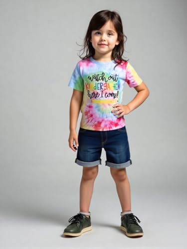 Image of First Day of Kindergarten Shirt First Day of School Gifts for Kids Kindergarten Shirts for Girls T-Shirt Top