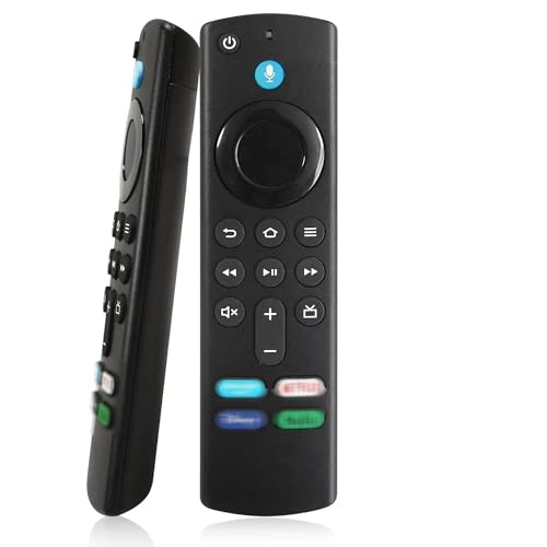 Mando a Distancia por Voz Compatible L5B83G, Mando de Reemplazo para Fire TV Stick 2ª/3ª Gen, Lite, 4K, 4K MAX y Fire TV Cube 2ª/3ª Gen, Bluetooth, No Controla la TV