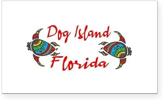 CafePress Dog Island Florida Rectangle Car Bumper Magnet