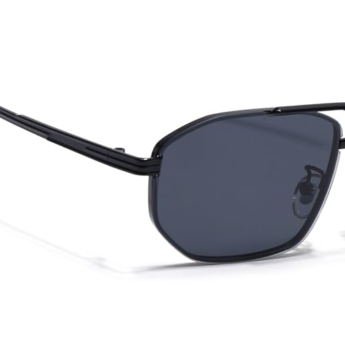 Image of Voyage Rectangle UV Protected Sunglasses for Men & Women