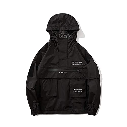 Image of Niepce Inc Japanese Streetwear Zip Up Windbreaker Jackets for Men