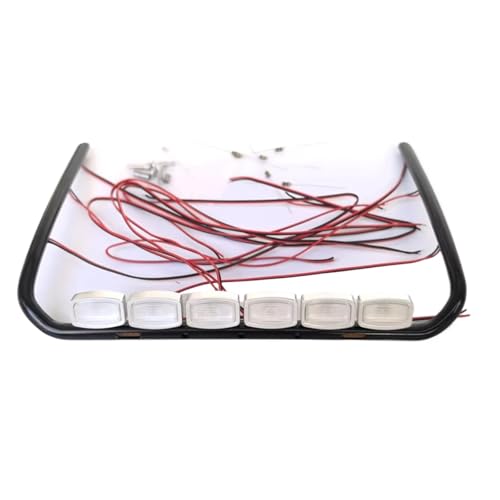 Piezas para juguetes RC camión Scania y Volvo con luz de techo cuadrada