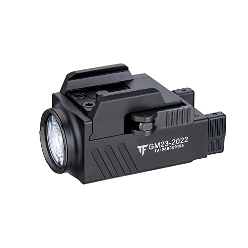 TrustFire Lampe Pistolet Tactique, GM23 800LM LED Lampe Militaire Lumière Allume Lampe de poche à dégagement rapide brillant,Compatible avec Rail Pictinny...