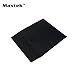 100 Pack Maxtek Premium Thick Black Color Paper CD DVD Sleeves Envelope with Window Cut Out and Flap, 100g Heavy Weight.