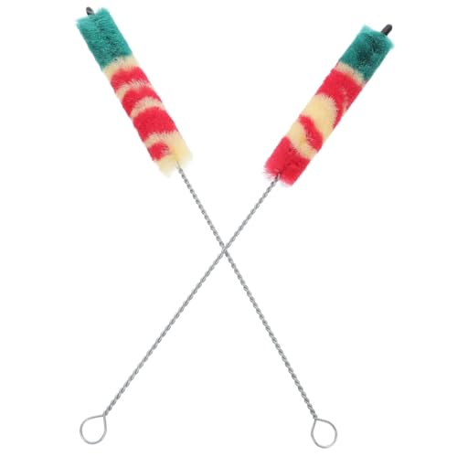 HYTROVE 2 Piezas Cepillo Flautín Esponja Lavar Platos Removedor De Garrapatas Cepillo De Ventilación Cable Y Quita Pelusas Agente De Mudanzas Respiradero Boquilla Hilo De Algodón