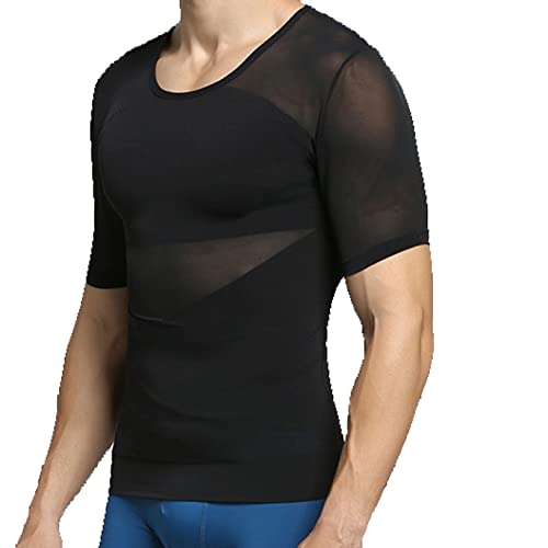 Camiseta de compresión mujer para entrenamiento abdominal y acondicionamiento físico diario