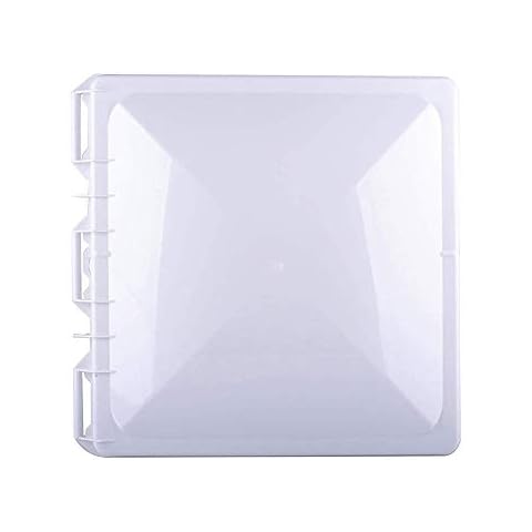 Swess RV Roof Vent Lid Cover for Jensen Metal Roof Vents Suitable for 13 * 13 Inch Motorhome Roof Vent Cover Camper Trailer Cover
