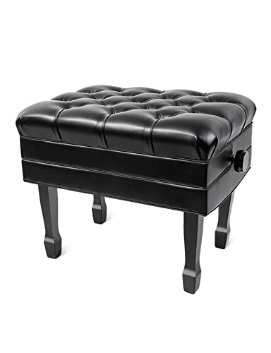 TEmkin Banc de Piano avec Pieds élégants en Fer à Cheval, Banc de Clavier, Tabouret de Piano, Hauteur réglable de 10 cm, 61 x 43 x 48-58 cm - Les Beatles, Paul McCartney, John Lennon, RIngo Starr, George Harrison TEmkin Banc de Piano avec Pieds élégants en Fer à Cheval, Banc de Clavier, Tabouret de Piano, Hauteur réglable de 10 cm, 61 x 43 x 48-58 cm