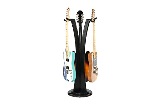 Ruach GS-1 Triple support pour guitare acoustique/électrique Noir - Les Beatles, Paul McCartney, John Lennon, RIngo Starr, George Harrison Ruach GS-1 Triple support pour guitare acoustique/électrique Noir – Image 3