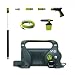 AVA GO P40 Pressure Washer Large, 120 Bar max, 390 l/h flow rate, 1700 W power, 10m Flexi Hose, Zoom Lance, Premium Foam Cannon, Zero Force Gun