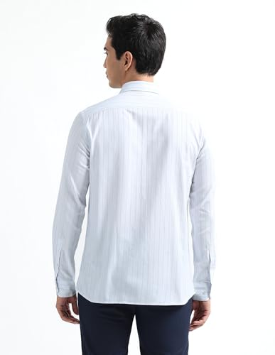 Image of Arrow Checked Slim Fit Mens Formal Shirt - Cotton, Breathable & Comfortable, Full Sleeves Shirts for Men
