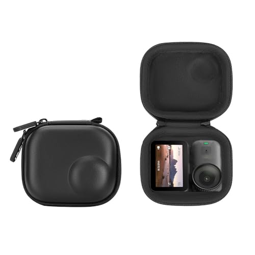 Hesupy Mini Carrying Case for DJI Osmo Nano, Travel Storage Bag Waterproof PU Leather Body Protective Cover Box Portable Organizer Case for Nano Action Camera