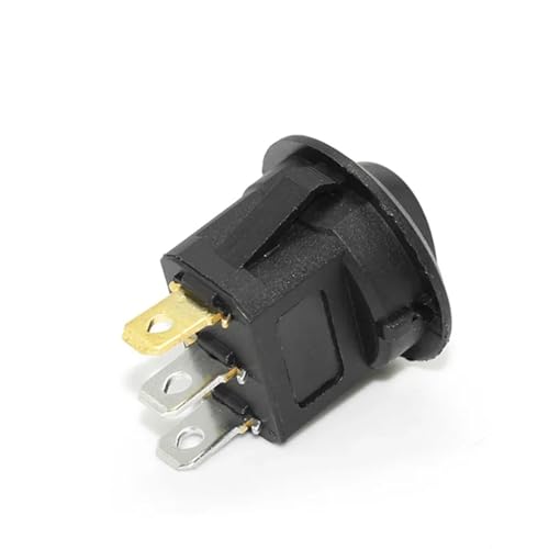 Interrupteur à bascule rond 12V LED commande ON/OFF 3 broches pour auto moto - 3