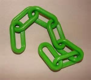 JellyBeadZ Brand 1 1/2 Inch Green Plastic Chain Bird Toy Parts- 5 Foot Length