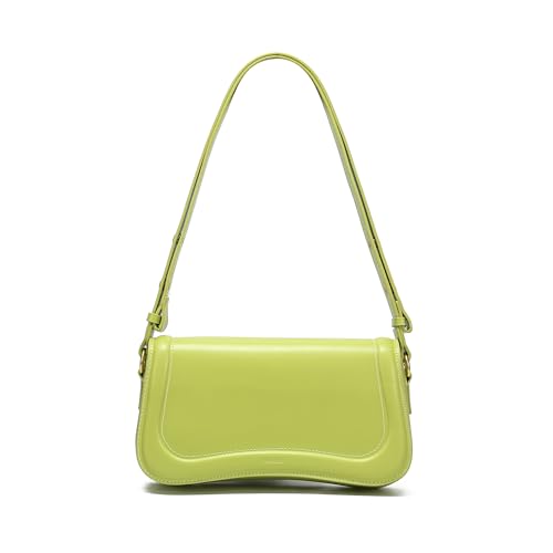 JOLLQUE Crescent Shoulder Bag for Women,Small Leather Strap Dumpling Handbag Purse,Unique Trendy Designer Hobo Crossbody Bags