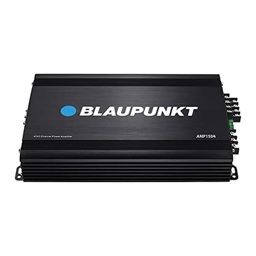 Blaupunkt 1500W 4-Channel, Full-Range Amplifier