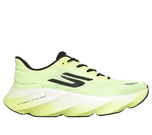 Image of Skechers Men's Aero Burst Running Shoe | Hyper Burst Ice Cushioning, Carbon-Infused H-Plate, Arch Fit Insole, Goodyear Rubber Outsole, Machine Washable