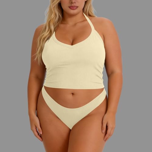 Camiseta ajustada HUYTERTDR de punto acanalado suave con soporte de pecho 3