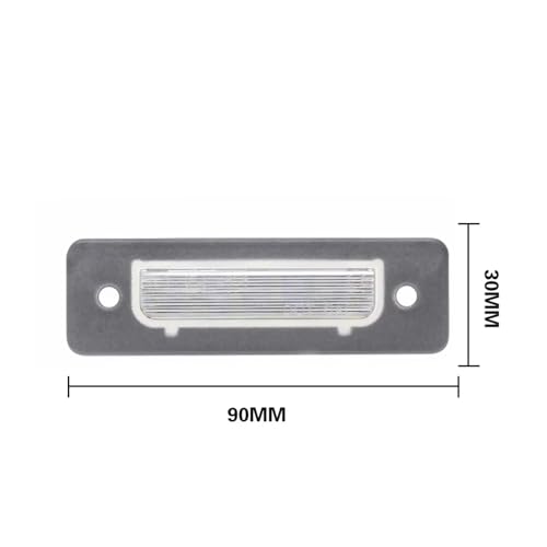 Luz de matrícula para reparar fallos de óxido en BMW Serie 5 E12 7