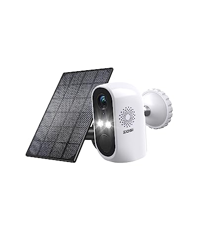 Zosi 2k Cámara De Vigilancia Wifi Con Batería Recargable Y Panel Solar, 3mp Cámara Seguridad Ip Exterior, Visión Nocturna, Detección De Movimiento, Audio Bidireccional Zosi 2k Cámara De Vigilancia Wifi Con Batería Recargable Y Panel Solar, 3mp Cámara Seguridad Ip Exterior, Visión Nocturna, Detección De Movimiento, Audio Bidireccional