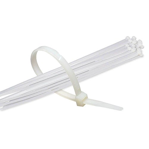 Image of Nylon Standard Cable Tie White Pack of 100 (100mm x 1.8mm)