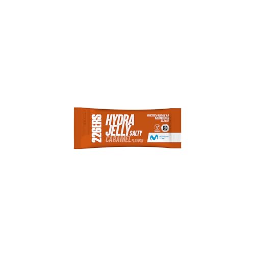 226ERS - Hydrajelly, Gel Energético Textura Gelatina, 30 x 40g, a Base de Glucosa y Fructosa, Energía Inmediata, Recuperación Muscular, Aporte de Sodio, Mejor Asimilación y Digestión, Caramelo Salado