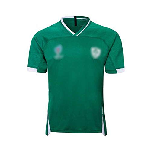 ラグビージャージ2019ワールドカップ日本アイルランドホームおよびアウェイフットボールジャージラグビー 服，男性の誕生日プレゼント-2019green-M