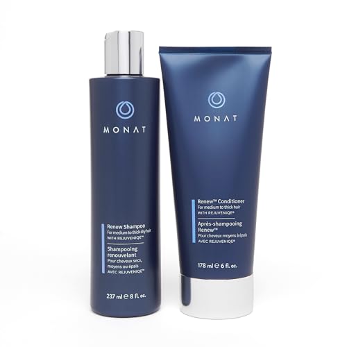 MONAT Renew Shampoo and Conditioner Set Infused with REJUVENIQE For