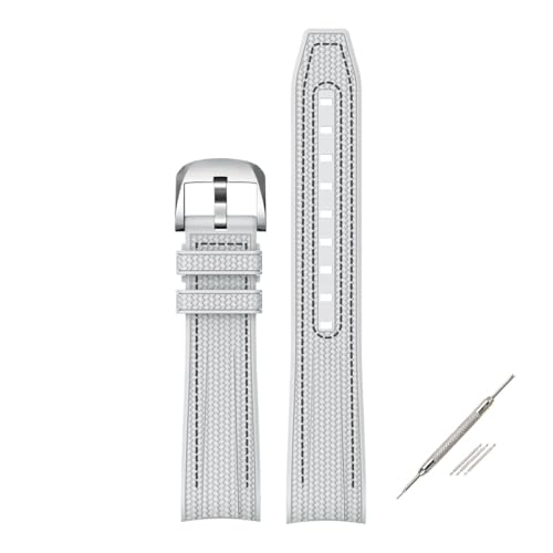 [SRMVRNKNNK] �X�E�H�b�`�ɓK������X�g���b�v�B�I���K�W���C���g�ɓK���BFit For MoonSwatch 20mm�V���R�����o�[�J�[�u�G���h�E�H�b�`�o���h�ɓK���B(White black)