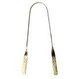 MOTHER タンスクレイパー 舌磨き 【日本人向け設計 日本製】タングスクレーパー 真鍮製 アーユルヴェーダ 舌苔 除去 舌クリーナー 口臭ケア オーラルケア 携帯用 口臭予防 抗菌 (1)