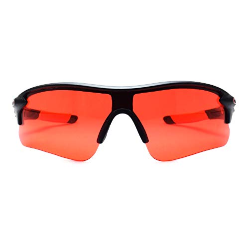 Image of Peter Jones Men Wrap Around Sunglasses Frame, Transparent Lens Free Size (NDM007)