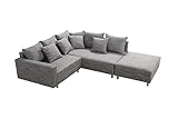 wohnlandschaft sofa couch ecksofa eckcouch in microfaser vintage braun minsk xxl Die Lieferung erfolgt von Mo.-Fr. zwischen 9.00 Uhr bis 17.00 Uhr
