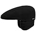 Produktbild Stetson Kent Wool Flat Cap Herren Made in EU Kaschmir Herbst Winter Ohrenklappen Schirmmütze schwarz L (58-59 cm)