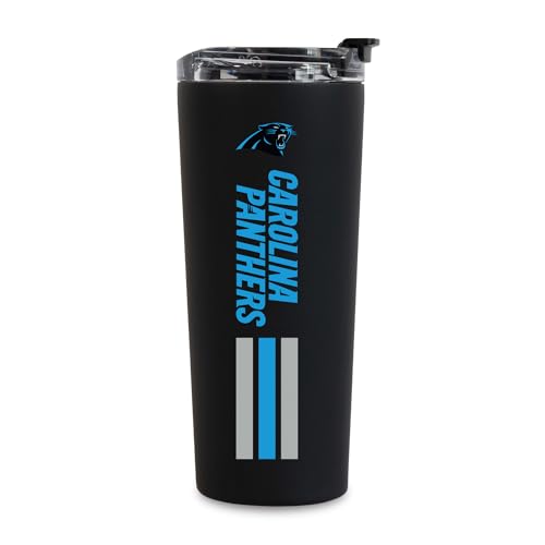 Image of Rico Industries NFL Football 24oz Stainless Steel Tumbler with Lid and Dual Functioning Lid
