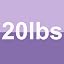 20lbs - Purple