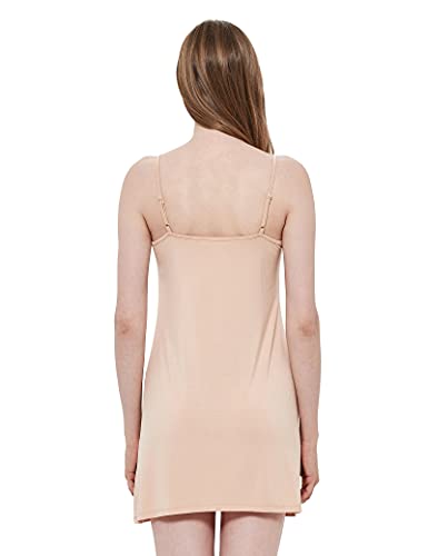 GYS Women's Bamboo Viscose Full Slips for Under Dresses Adjustable Spaghetti Straps Cami Slip Dress2