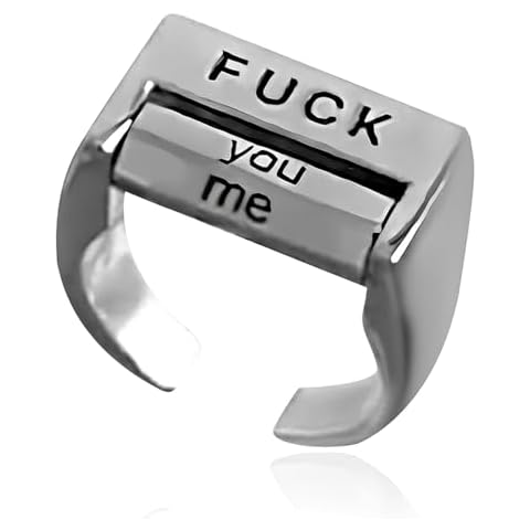 BOSONS Bague rotative « Fuck » Cover