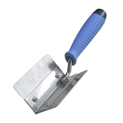 Versátil juego de espátulas de esquina de acero inoxidable para bordes de pared sin defectos diseñados para constructores y diseñadores de interiores, herramienta de acabado angular de pared