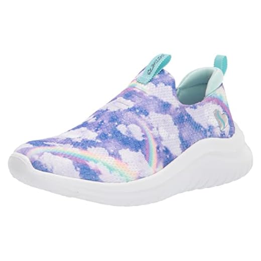 Skechers Tênis unissex infantil Ultra Flex 2.0-Dream Dust, Lavanda/Multi, 10.5 Little Kid